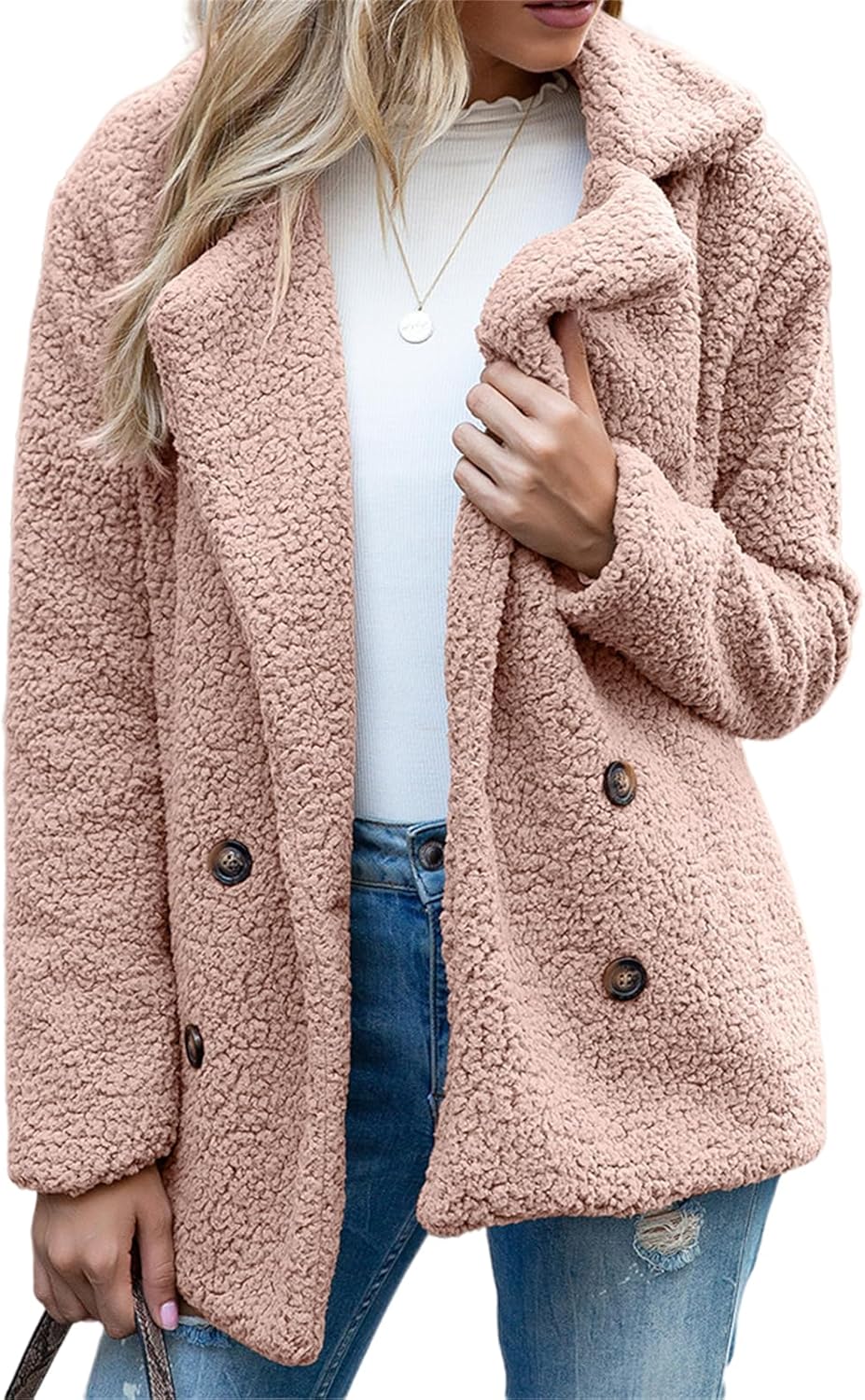 Chaqueta Teddy Oversize con Estilo